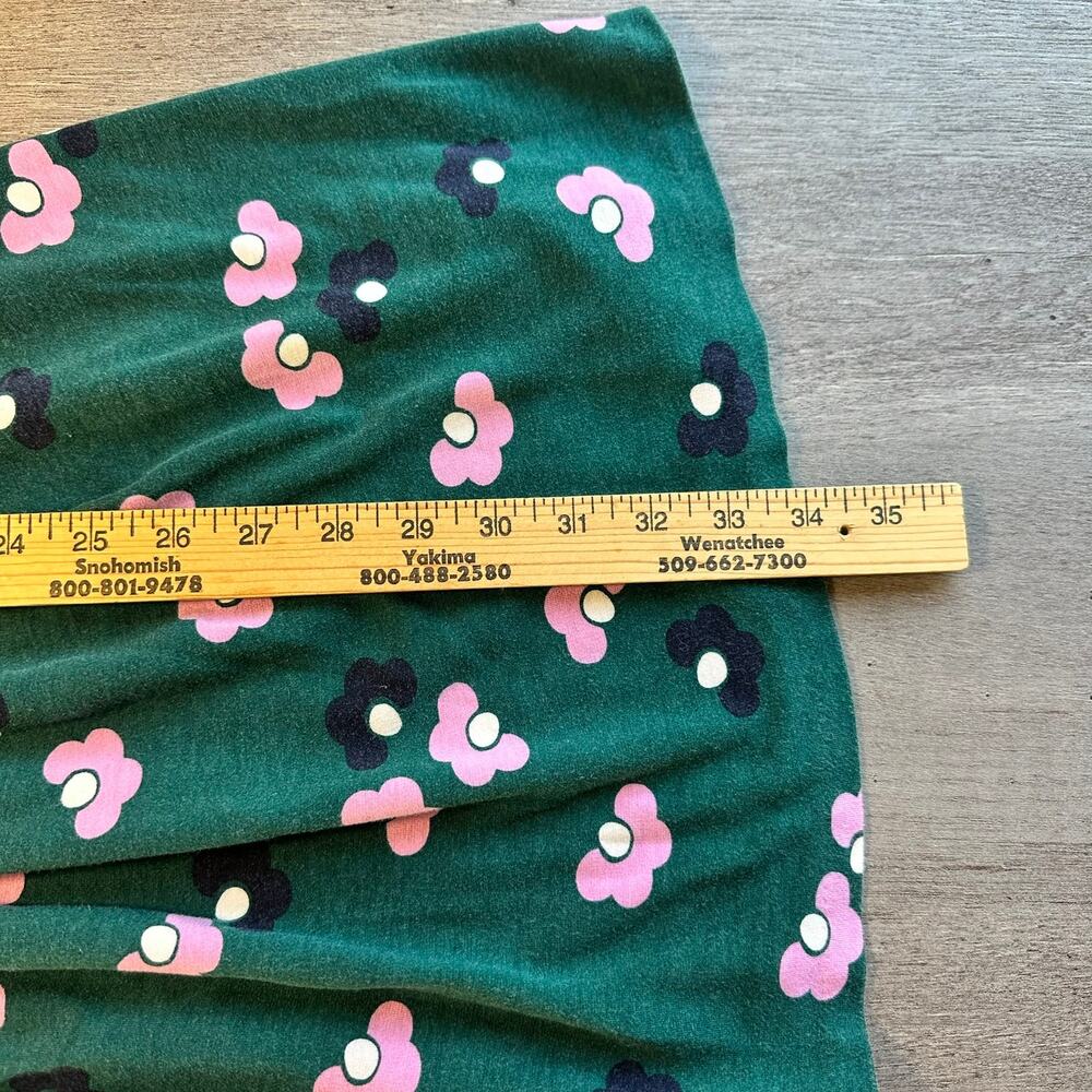 Boden Joanna Fit & Flare Ponte Knit Dress Green Pink Floral Size 10 - Picture 13 of 13
